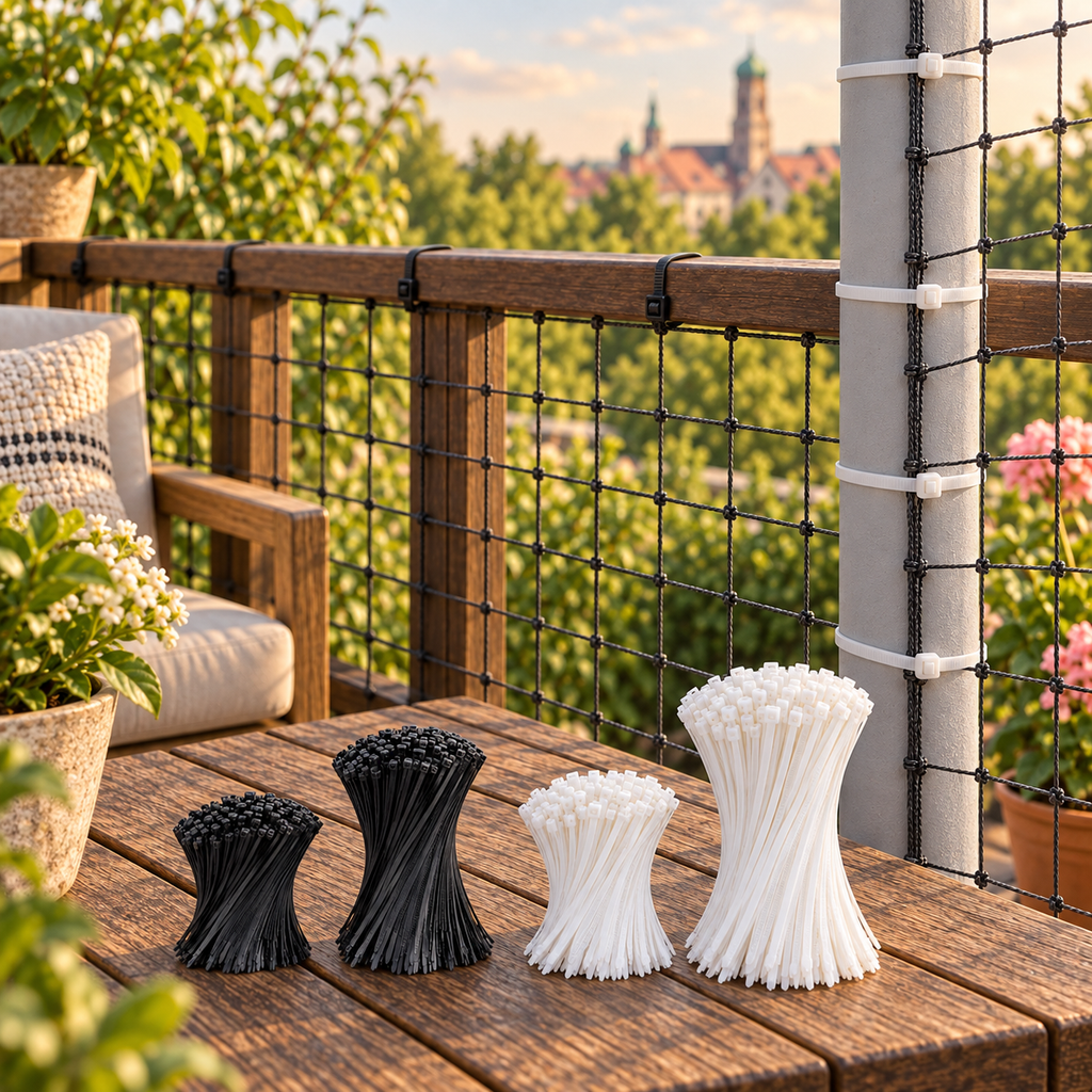 Kabelbinder-Set 400 Stück, gemischte Größen