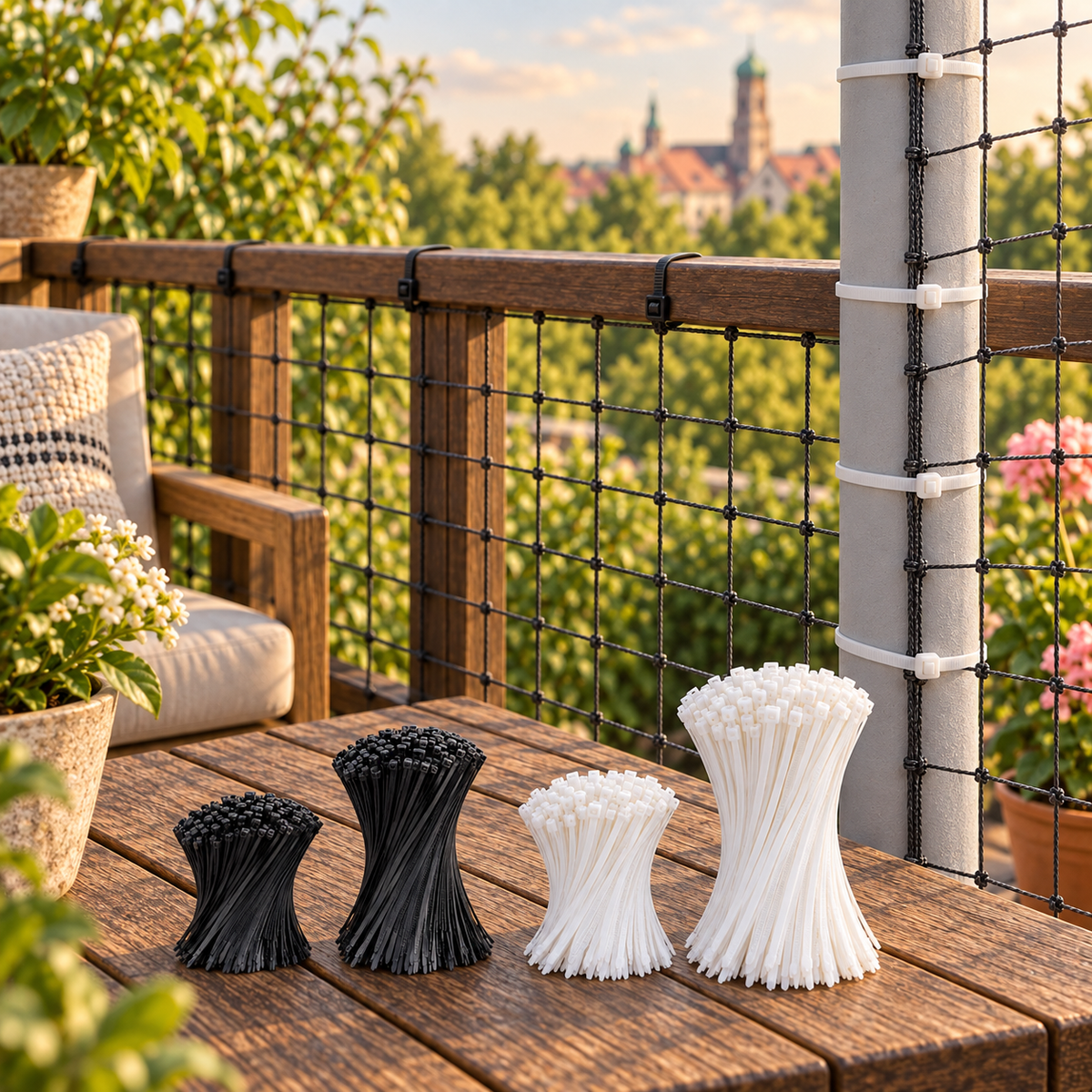 Kabelbinder-Set 400 Stück, gemischte Größen