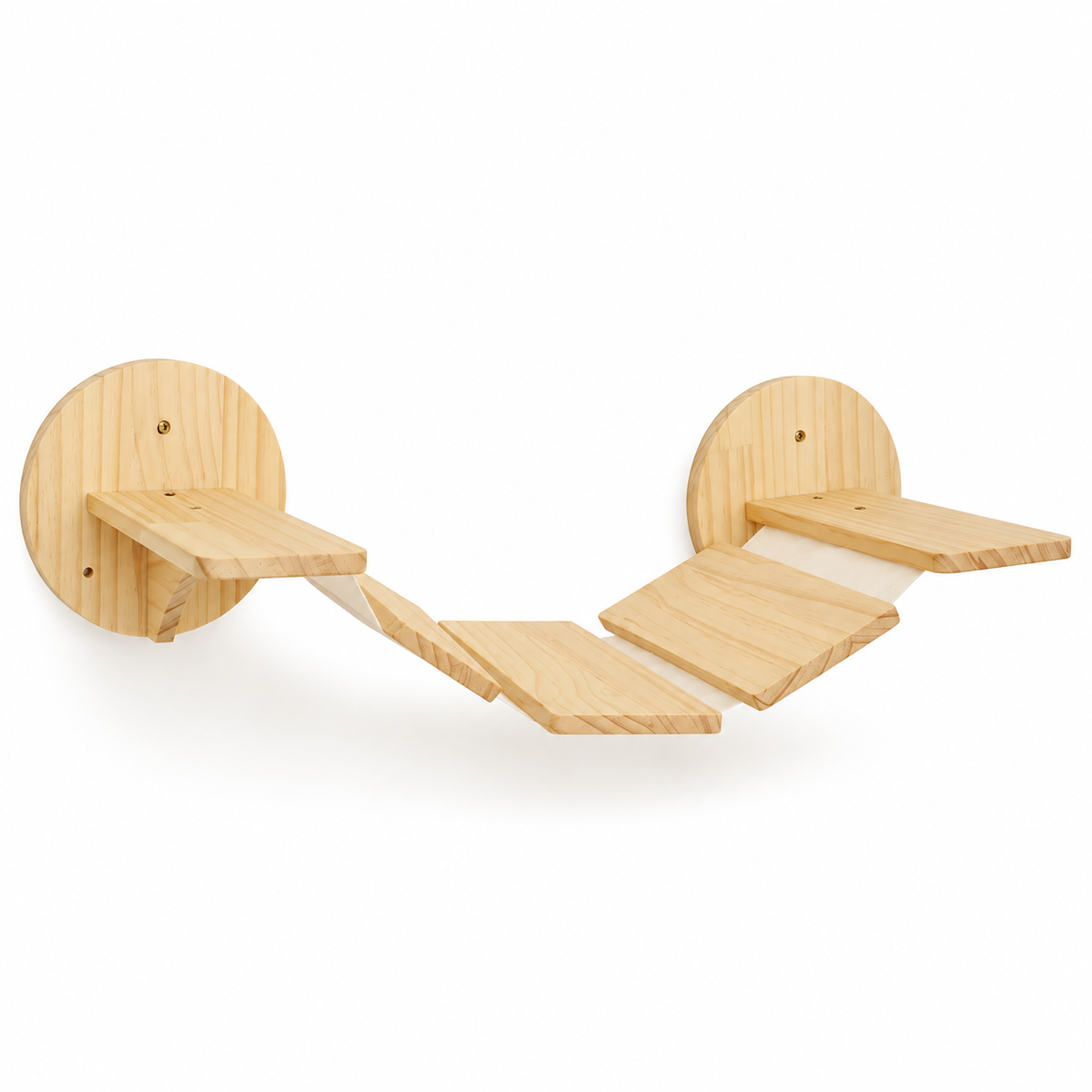 Katzen-Wandregale aus Holz, 11 Bauteile zum Kombinieren