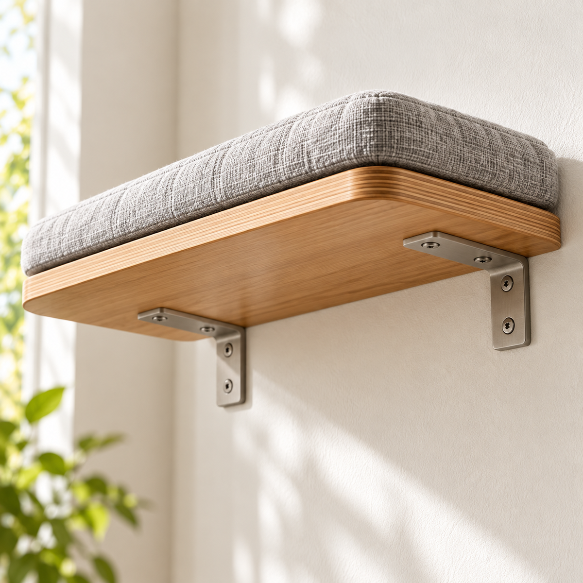 Katzen-Wandregale aus Holz, 11 Bauteile zum Kombinieren