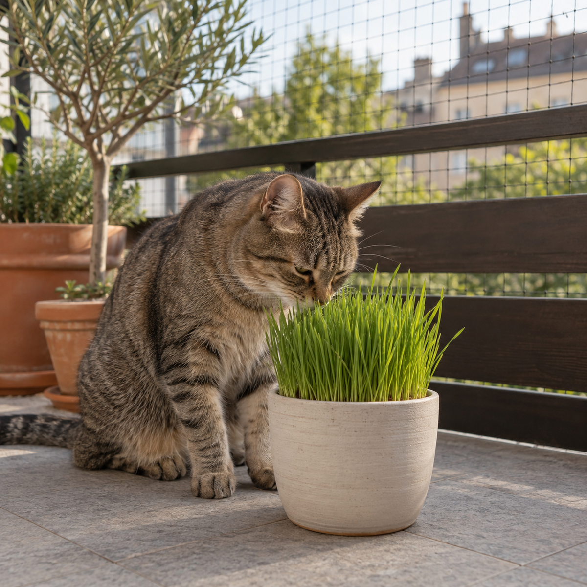Katzengras-Pflanzset Balkon