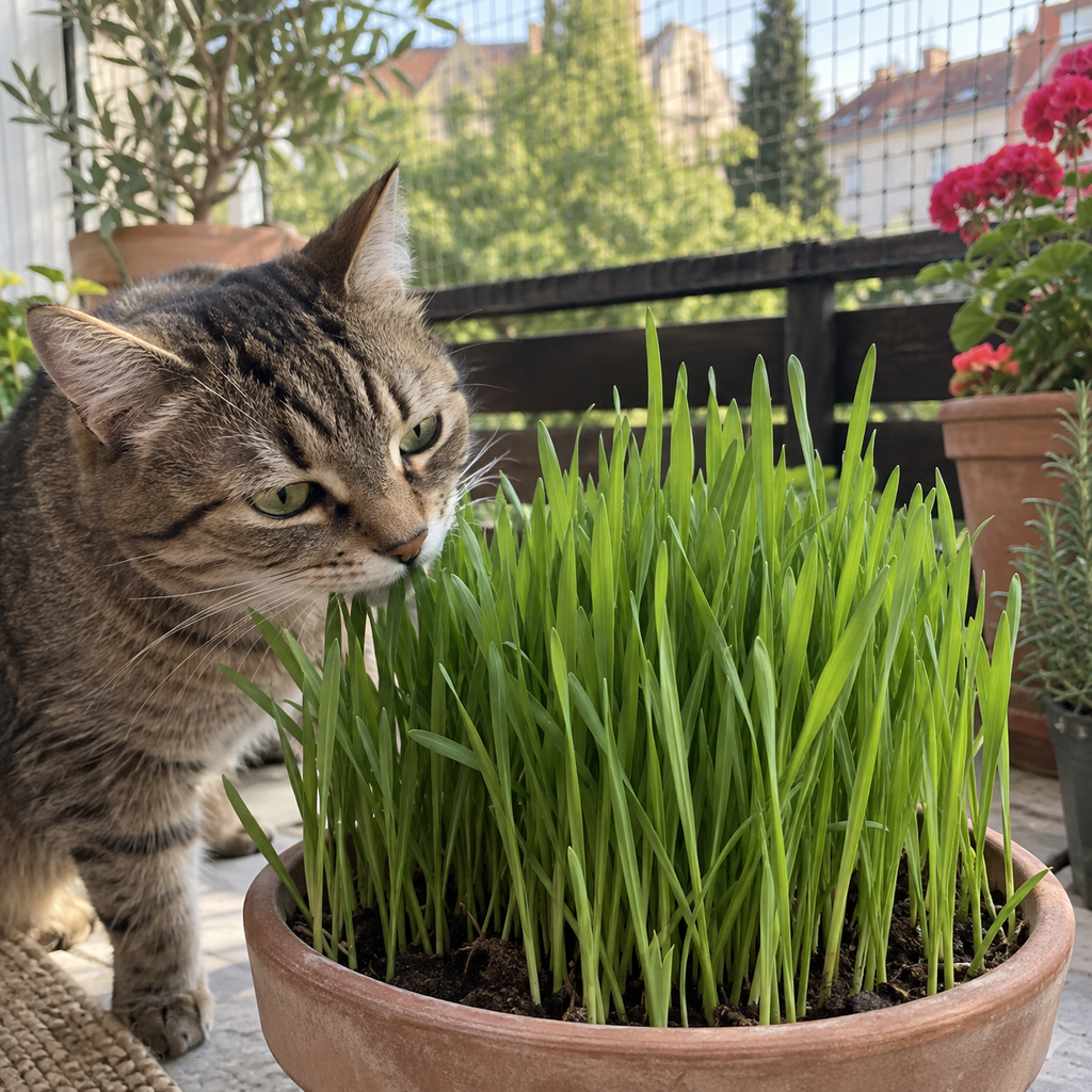 Katzengras-Pflanzset Balkon