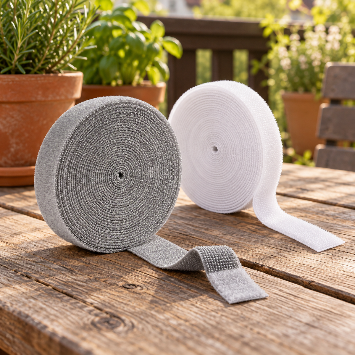 Klettband zum Befestigen, Rolle mit 3 oder 5 m