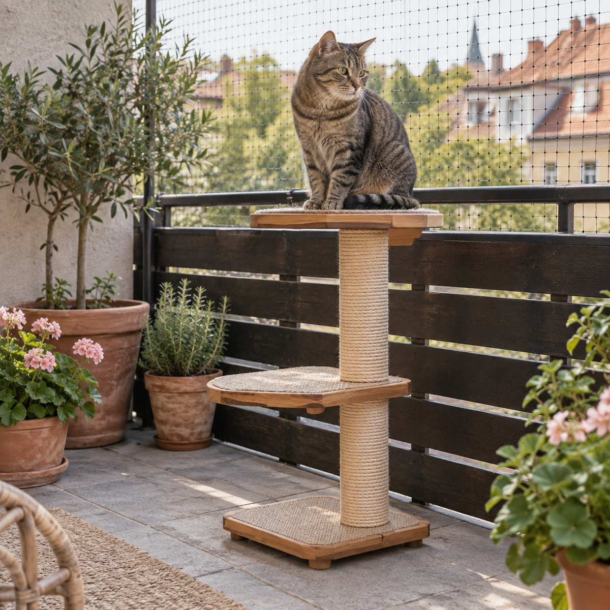 Outdoor-Kratzbaum wetterfest